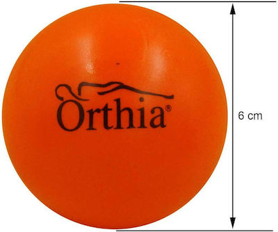 Orthia Μπάλα Antistress 6cm σε Πορτοκαλί Χρώμα