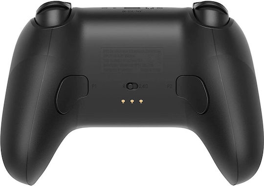 8Bitdo Ultimate with Charging Dock Ασύρματο Gamepad με Hall Effect Sticks για Android / PC Black Edition