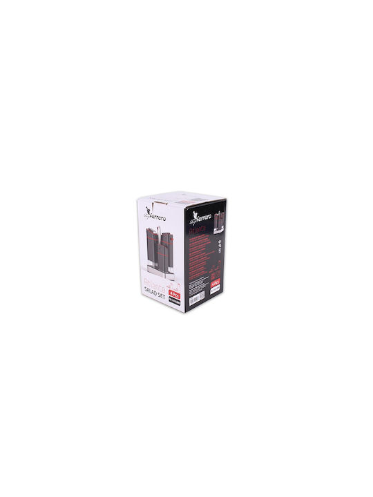 Luigi Ferrero FR-1455 Salt Shaker/Pepper Shaker Glass Black 1pcs 650767