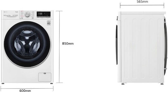 LG Πλυντήριο-Στεγνωτήριο Ρούχων 9kg/6kg 1400 Στροφές με Wi-Fi