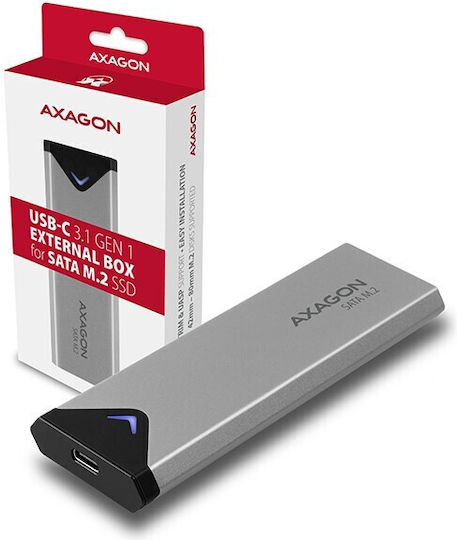Axagon Θήκη για Σκληρό Δίσκο M.2 SATA III με σύνδεση Type-C