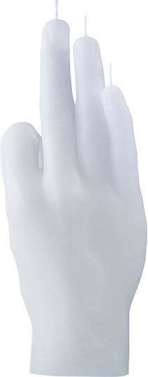 Candlehand Ок Дърво Бял
