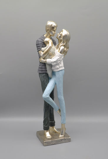 Karvounis Decorativ Statuetă din Polirășină Pereche 9.5x9.5x33.5cm 1buc