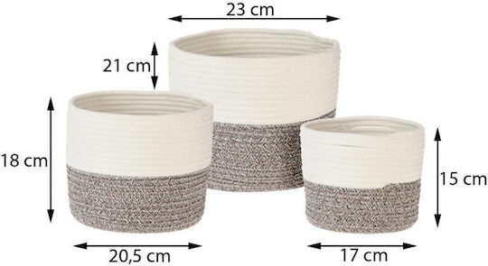 AT0000115 Fabric Decorative Basket AT0000115 Fabric Decorative Basket