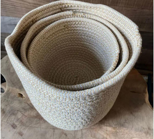 Комплект декоративни кошници Beige 3бр