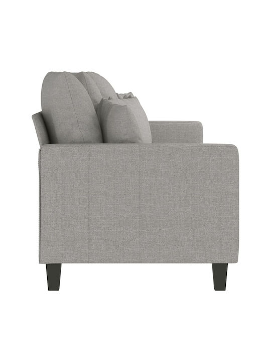 vidaXL Three-Seater Couch Open Grey 228x77x80 cm