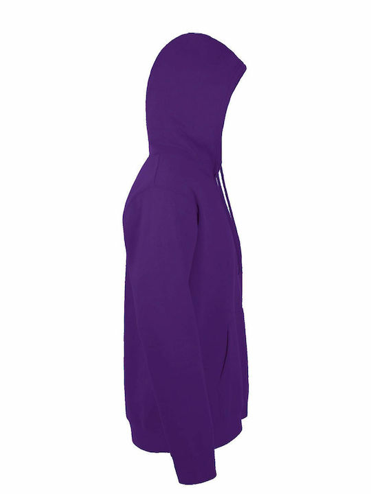 Sol's Snake Men's Long Sleeve Promotional Sweatshirt Dark Purple