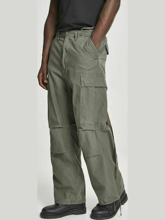 Παντελόνι Cargo σε Loose Εφαρμογή Olive