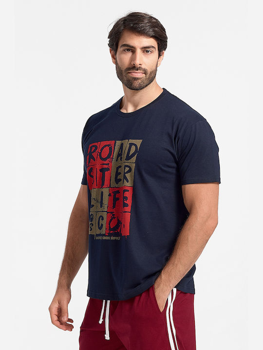 21-503 T-shirt Navy Μπλε