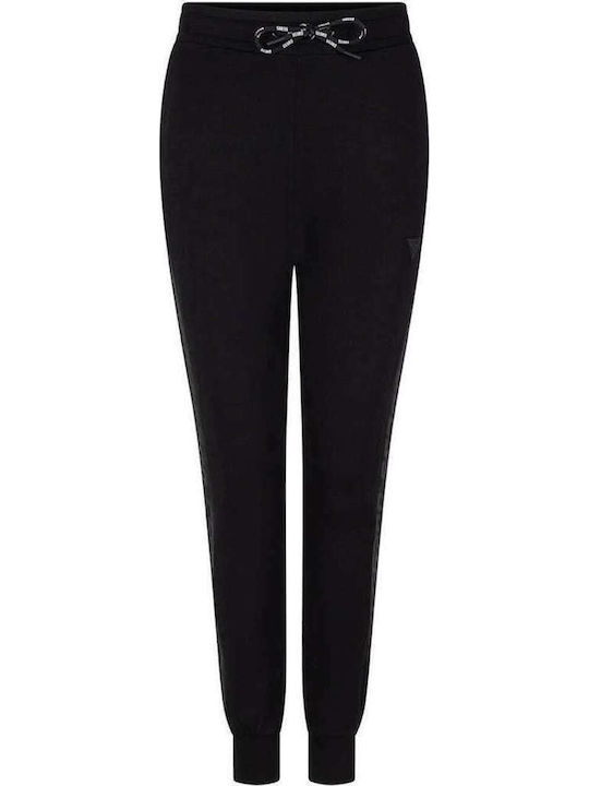 Allie Scuba High Waist Sweatpants Jogger Black