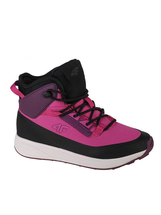 4F Kids Snow Boots with Lace Pink