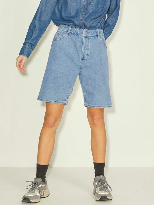Women's Bermuda Shorts Jean Light Blue Denim
