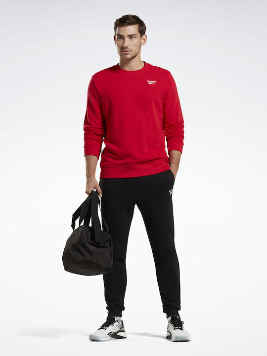 Reebok Identity French Terry Herren Sweatshirt Vector Red / Black