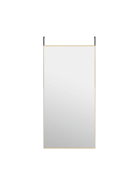 vidaXL Wall Mirror with Gold Metallic Frame 100x50cm 1pcs