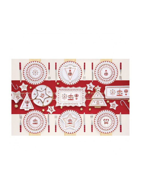 Marva Wonderland Christmas Paper Disposable Napkins Ornament L33xW33cm 20pcs