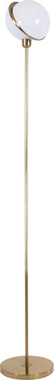 GloboStar Hudson Floor Lamp H177xW20cm. with Socket for Bulb E27 Gold