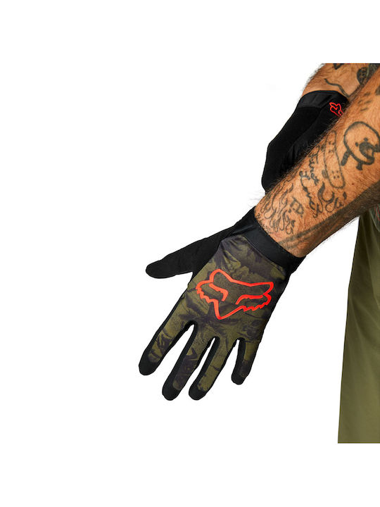 Fox Flexair Ascent Summer Men's Motocross Gloves Green