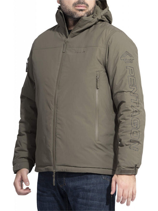 Pentagon Hoplite Escape Hunting Jacket Fleece Khaki