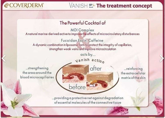 Coverderm Vanish Cream Face Night 30ml
