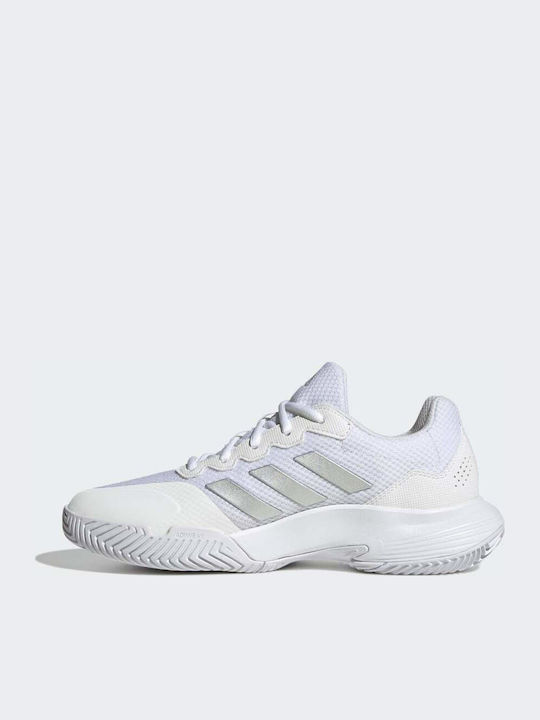 adidas Gamecourt 2.0 Γυναικεία Παπούτσια Τένις για Σκληρά Γήπεδα Λευκά
