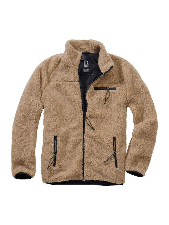 Ανδρική Ζακέτα Fleece Μπεζ