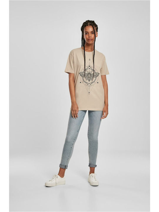 Tricou Oversized Damă Bej