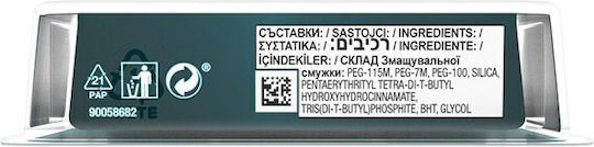 Gillette Mach3 Резервни глави с 3 остриета и лубрикантна лента 5бр