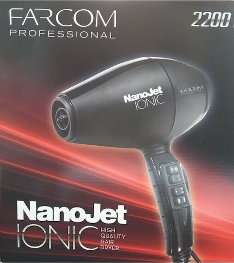 Farcom NanoJet 2200 Επαγγελματικό Πιστολάκι Μαλλιών 2200W