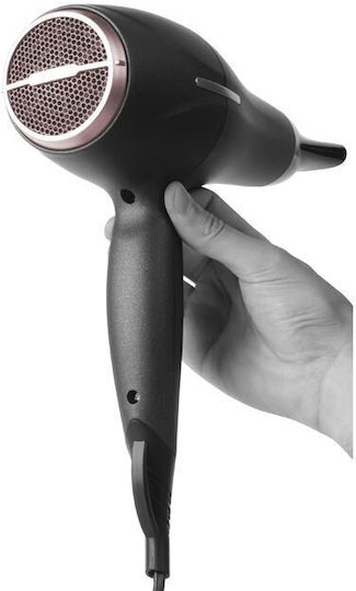 Sogo Professional Hair Dryer 2200W Grey Hair Dryer with Diffuser 2200W Black