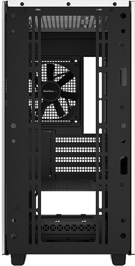Deepcool CH370 Gaming Middle Tower Carcasă PC Cu Deschidere Laterală Albă