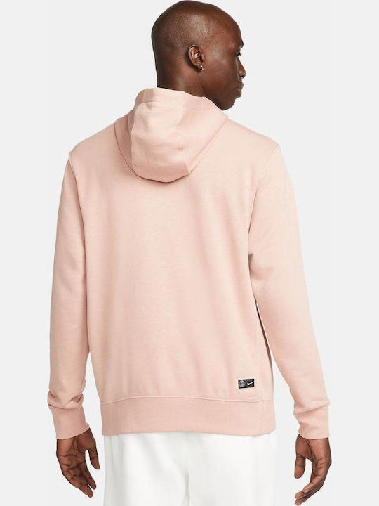 Nike Paris Saint-Germain Club Φούτερ Rose Whisper με Κουκούλα