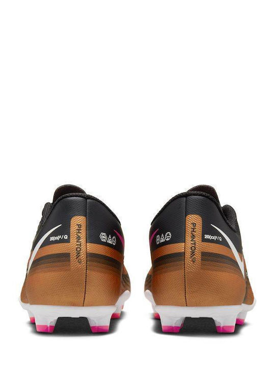 Nike Phantom Gt2 Club Low Football Shoes FG with Cleats Brown