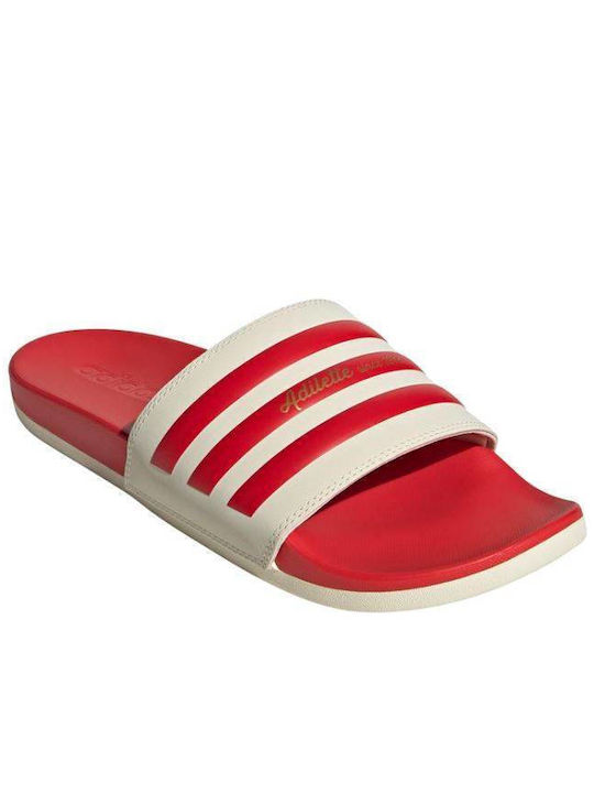 Adilette Comfort Slapi Bărbați Culoare Roșie