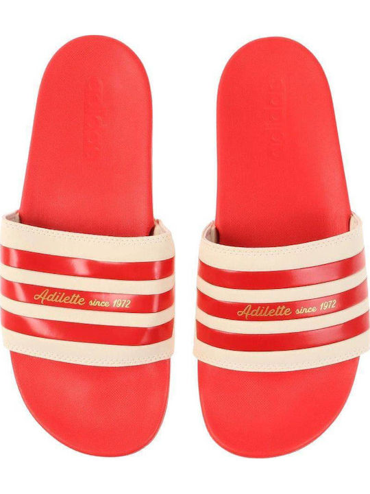 Adilette Comfort Slapi Bărbați Culoare Roșie