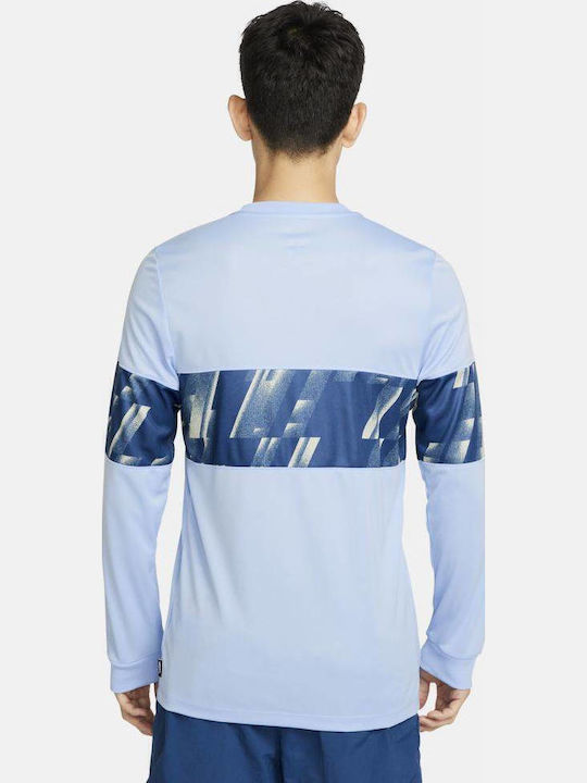 Nike F.C. Dri-FIT Libero Dri-Fit Bluse Hellblau