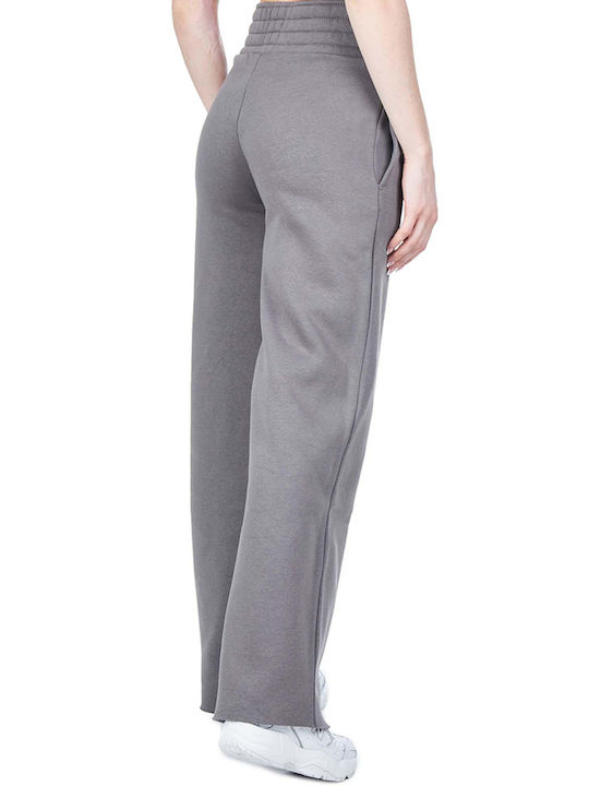 Kendall + Kylie Women's High Waist Sweatpants Gray