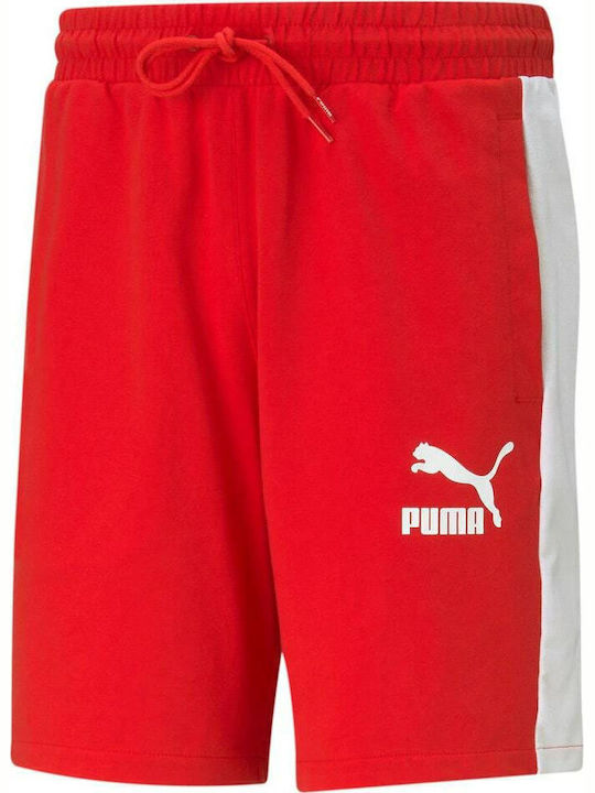 Iconic T7 Men's Athletic Shorts Red