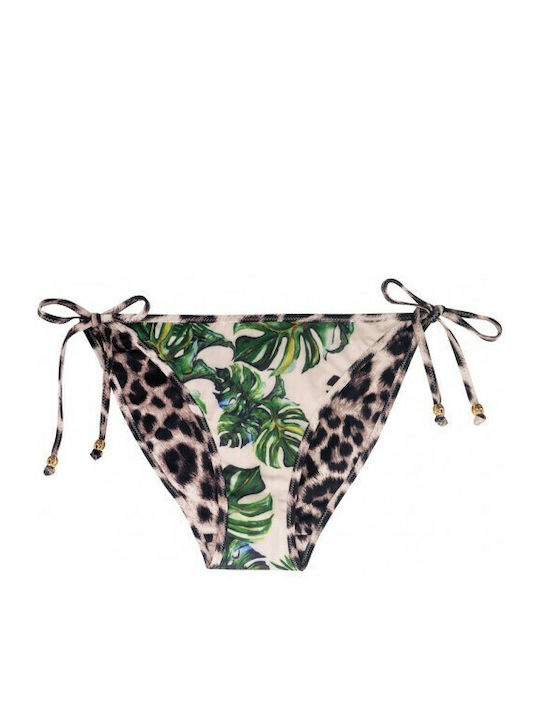 Bikini Slip with Ties Floral