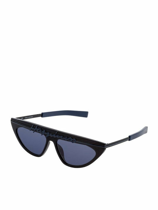 Sting Unisex Sunglasses with Black Frame and Blue Lens SST367 700K