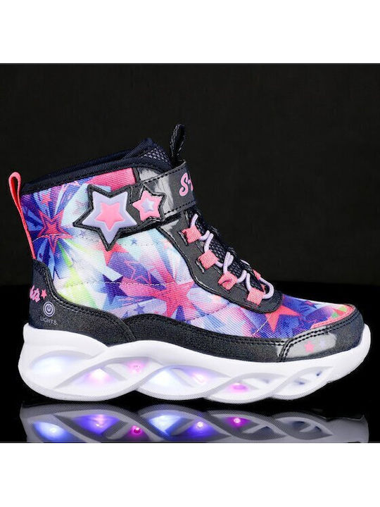 Sweer Starz Kids Snow Boots with Velcro & Lights Multicolored