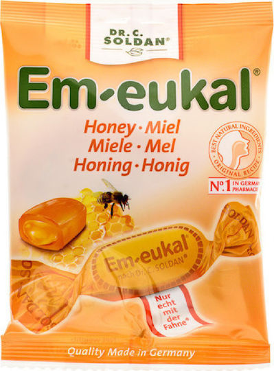 Soldan Em-eukal Miere Dropsuri fără Gluten Miere 75gr 11buc