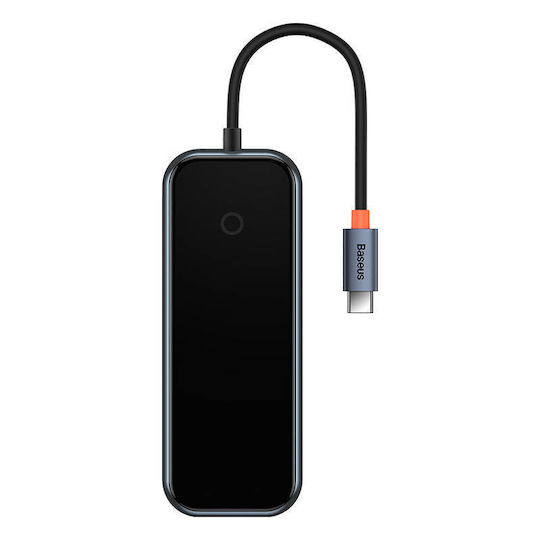 Baseus AcmeJoy USB-C Docking Station με HDMI 4K PD Γκρι