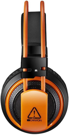 Canyon Corax Über Ohr Gaming-Headset mit Verbindung 3,5mm Orange