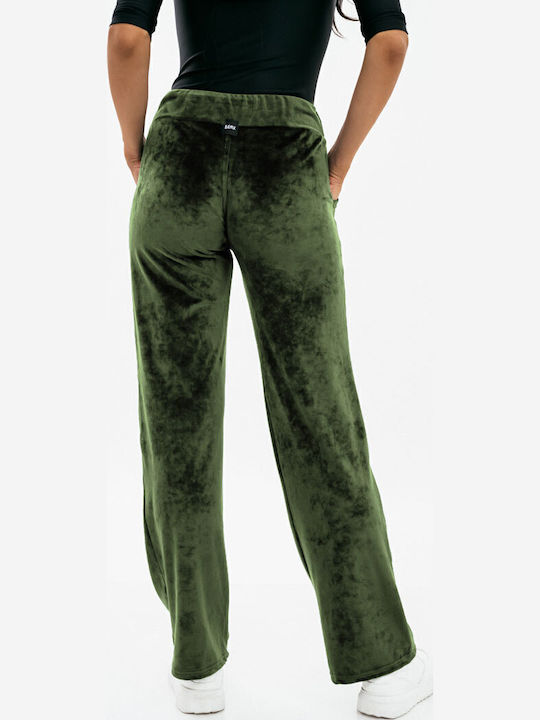 Sweatpants Velvet Khaki