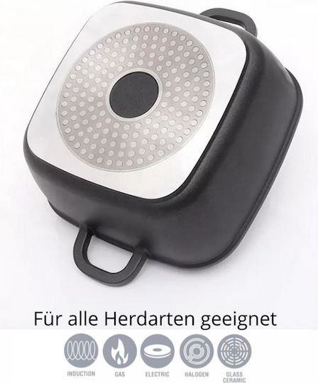 Cheffinger Töpfe Set aus Rostfreiem Stahl Schwarze 6 Teile
