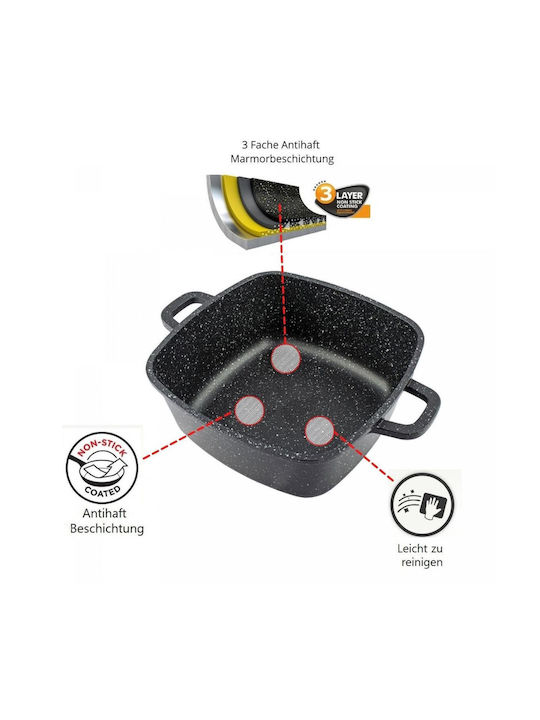 Cheffinger Töpfe Set Black CF-SQC01 6Stück
