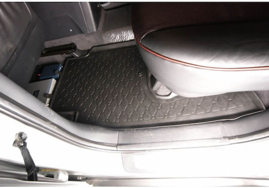 Carner Set of Front and Rear Mats 5pcs for Hyundai Santa Fe 2006-2012 Black