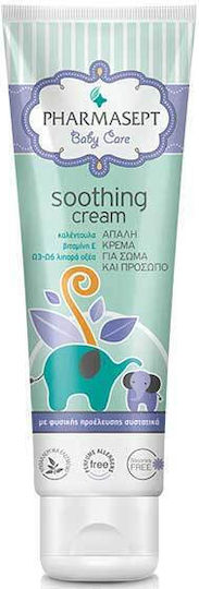 Pharmasept New Born Essentials Set De Îngrijire Baie Extra Sensitive 250ml & Cremă Calmanta 150ml & Cremă Extra Calmă 150ml 3 Bucăți