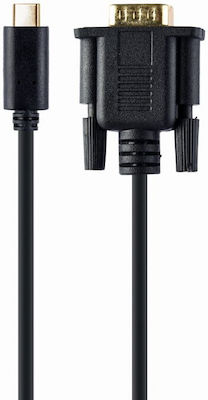Cablexpert USB 3.1 Cable USB-C male - VGA male Μαύρο 2m (A-CM-VGAM-01)