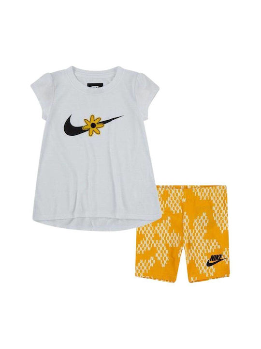 Nike Kids Set with Shorts Summer 2pcs White